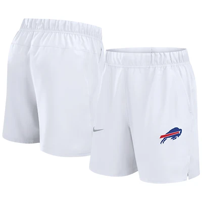 Men's Nike White Buffalo Bills Blitz Victory Dri-FIT Shorts