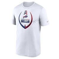 Men's Nike White Buffalo Bills Icon Legend Performance T-Shirt