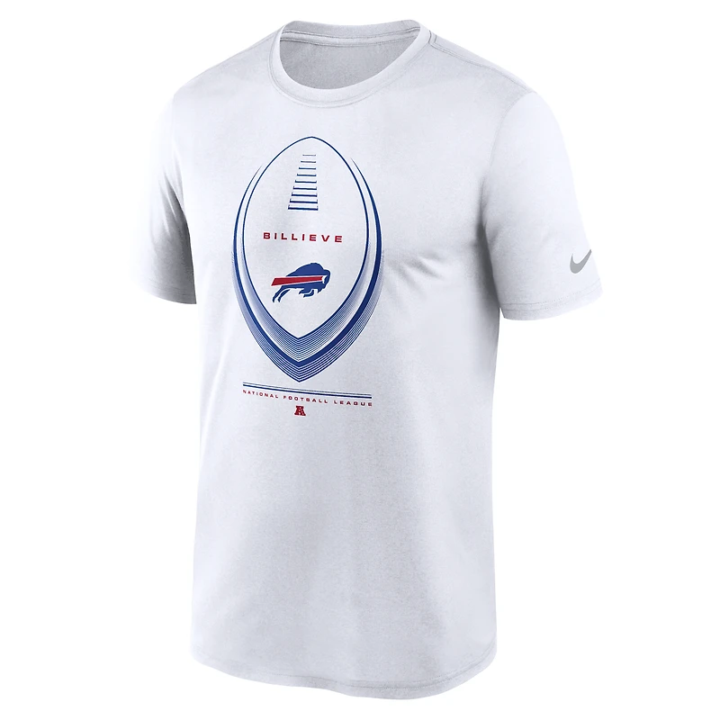 Men's Nike White Buffalo Bills Legend Icon Dri-FIT T-Shirt