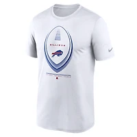 Men's Nike White Buffalo Bills Legend Icon Dri-FIT T-Shirt