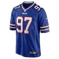 Maillot de match d'équipe Nike Zion Logue Royal Buffalo Bills pour homme
