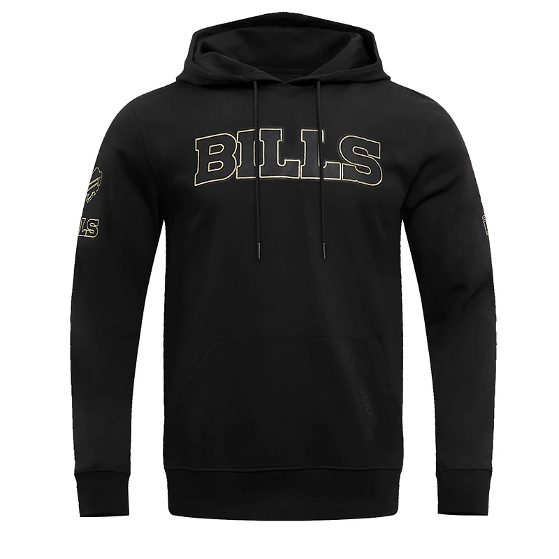 Men's Pro Standard Black Buffalo Bills Classic Chenille Pullover Hoodie