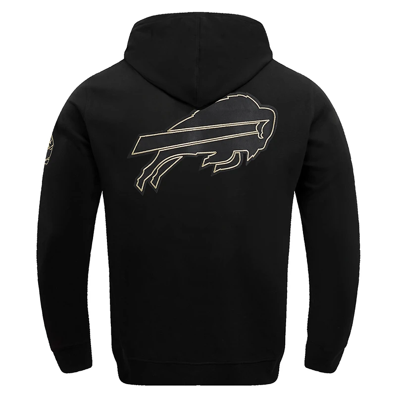 Men's Pro Standard Black Buffalo Bills Classic Chenille Pullover Hoodie