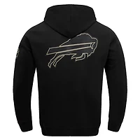 Men's Pro Standard Black Buffalo Bills Classic Chenille Pullover Hoodie