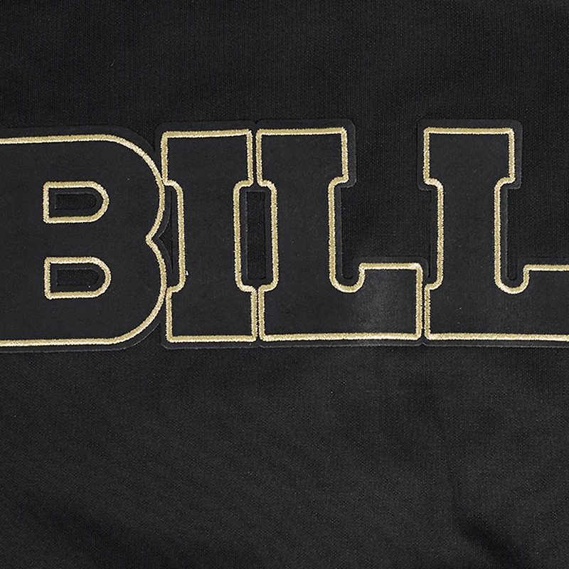 Men's Pro Standard Black Buffalo Bills Classic Chenille Pullover Hoodie