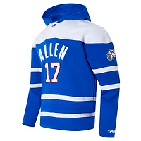 Men's Pro Standard Josh Allen Royal Buffalo Bills Classic Pullover Hoodie