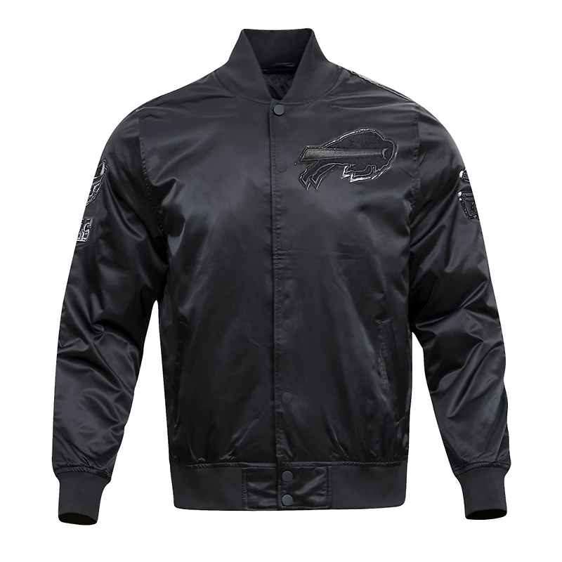 Men's Pro Standard Josh Allen Black Buffalo Bills Player Full-Snap Jacket