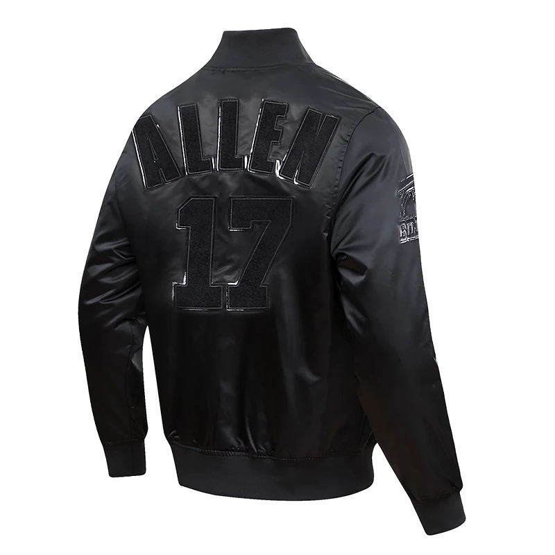 Veste à bouton-pression complète Pro Standard Josh Allen pour hommes des Buffalo Bills, noire