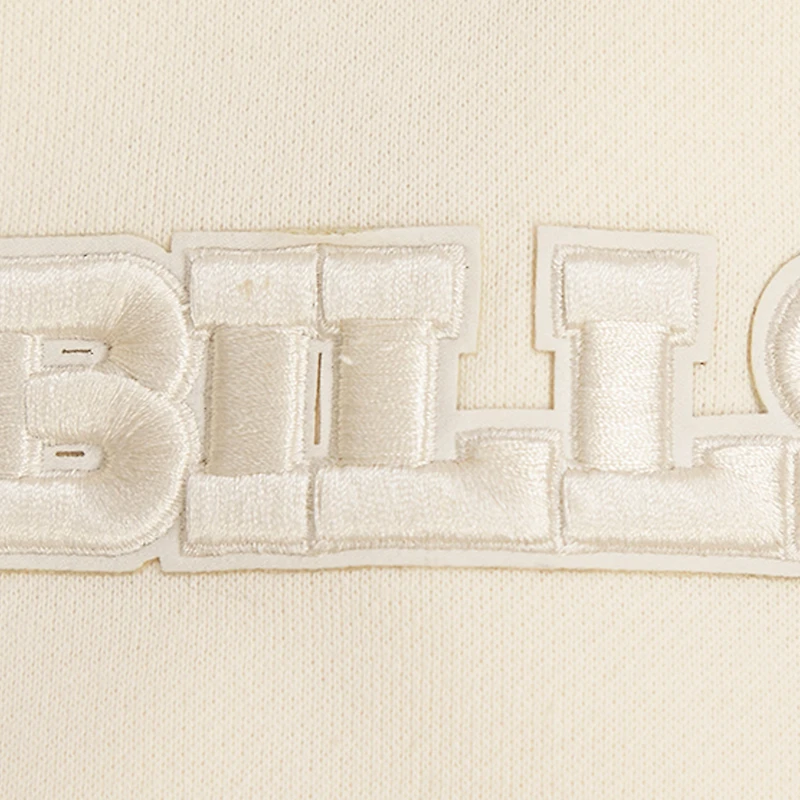Sweat à capuche Pro Standard pour hommes Josh Allen crème Buffalo Bills nom et numéro du joueur