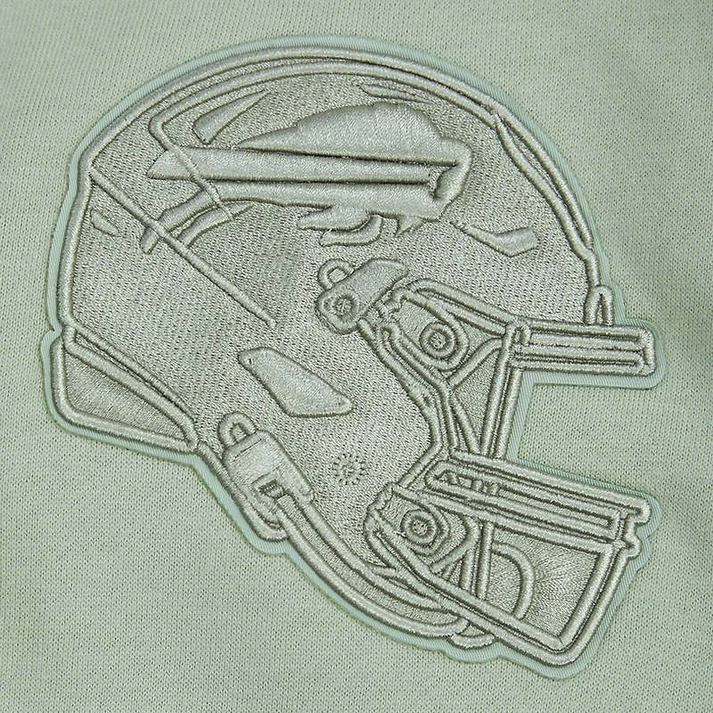 Men's Pro Standard Josh Allen Light Green Buffalo Bills Player Name & Number Pullover Hoodie