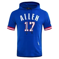 Men's Pro Standard Josh Allen Royal Buffalo Bills Player Name & Number Hoodie T-Shirt