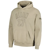 Sweat à capuche avec nom et numéro du joueur Pro Standard Josh Allen Tan Buffalo Bills pour homme