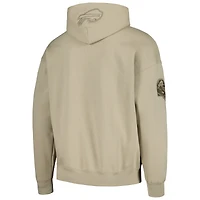 Sweat à capuche avec nom et numéro du joueur Pro Standard Josh Allen Tan Buffalo Bills pour homme