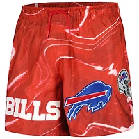 Men's Pro Standard Red Buffalo Bills Allover Marble Print Shorts
