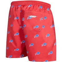 Short Pro Standard Buffalo Bills rouge à imprimé mini logo pour homme