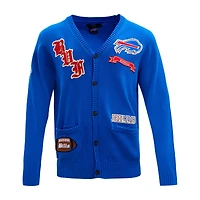 Cardigan boutonné Pro Standard Royal Buffalo Bills Prep pour hommes