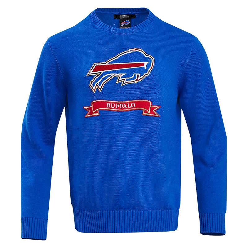 Chandail en tricot de préparation Pro Standard Royal Buffalo Bills pour hommes