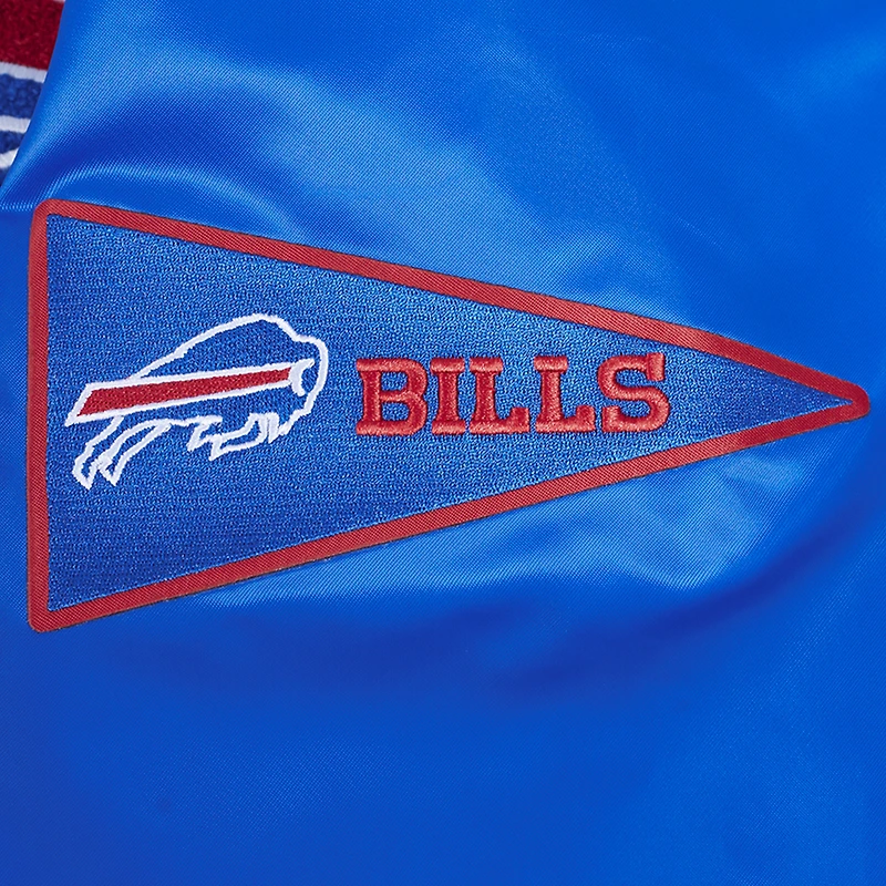 Veste à boutons-pression en satin sublimé Pro Standard Royal Buffalo Bills pour homme
