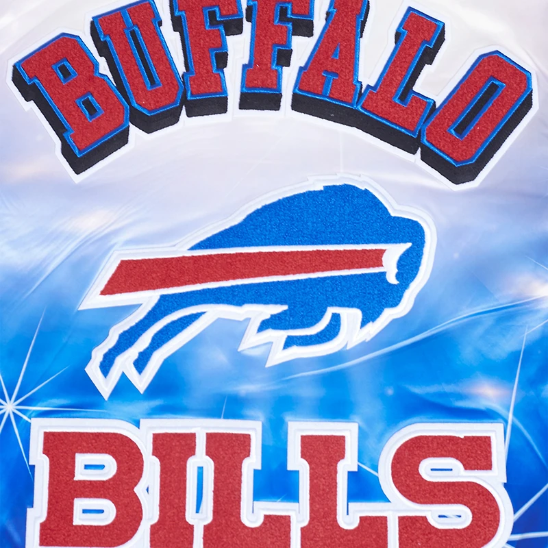 Veste à boutons-pression en satin sublimé Pro Standard Royal Buffalo Bills pour homme