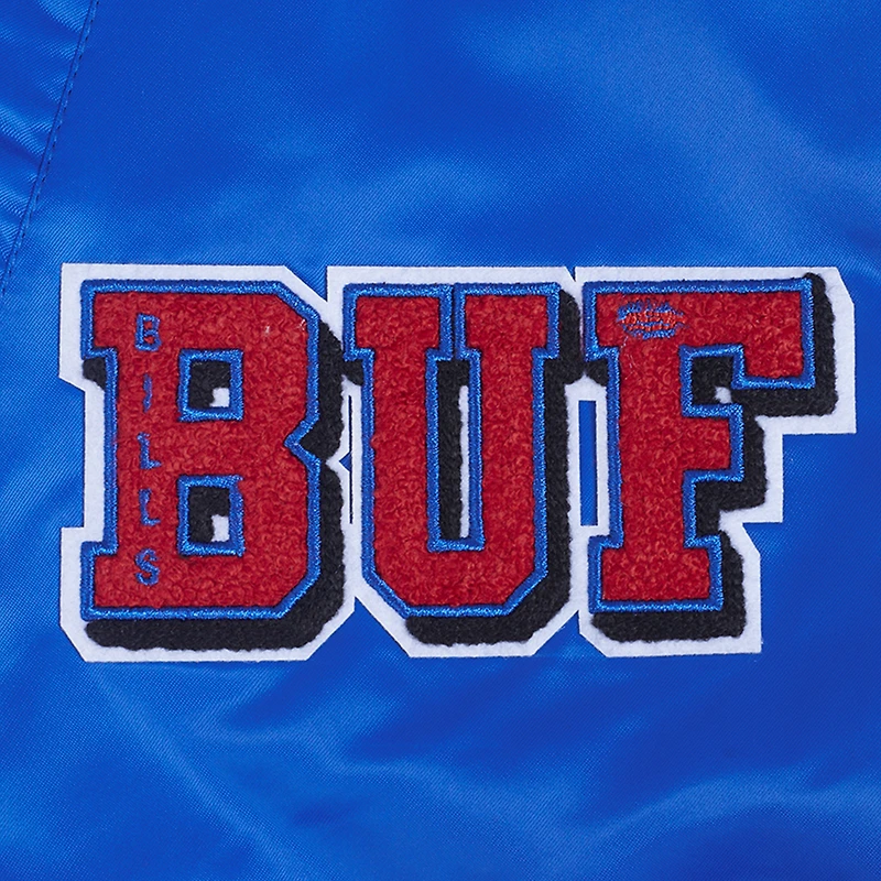 Veste à boutons-pression en satin sublimé Pro Standard Royal Buffalo Bills pour homme