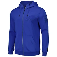 Men's Pro Standard Royal Buffalo Bills Triple Tonal Full-Zip Hoodie