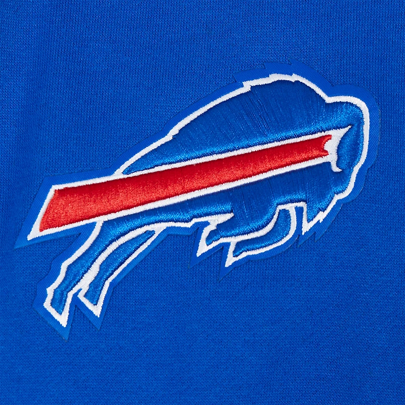 Men's Pro Standard Royal Buffalo Bills Turn It Up Drop Shoulder Pullover Sweatshirt