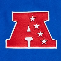 Men's Pro Standard Royal Buffalo Bills Turn It Up Drop Shoulder Pullover Sweatshirt
