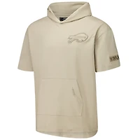Sweat à capuche manches courtes pour homme Pro Standard Tan Buffalo Bills Neutrals Capsule