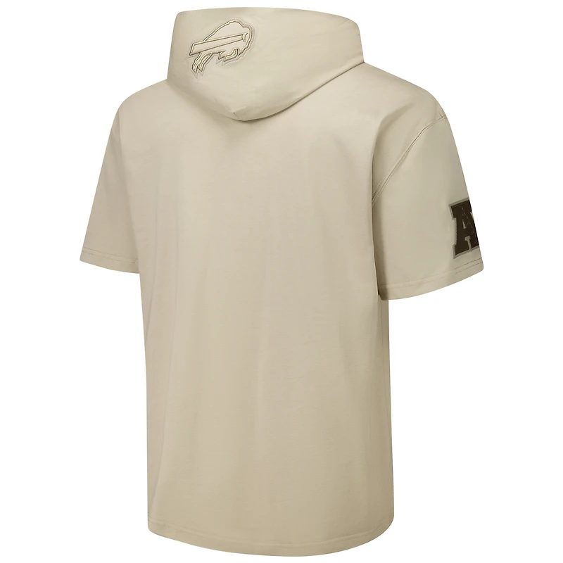 Sweat à capuche manches courtes pour homme Pro Standard Tan Buffalo Bills Neutrals Capsule