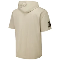 Sweat à capuche manches courtes pour homme Pro Standard Tan Buffalo Bills Neutrals Capsule
