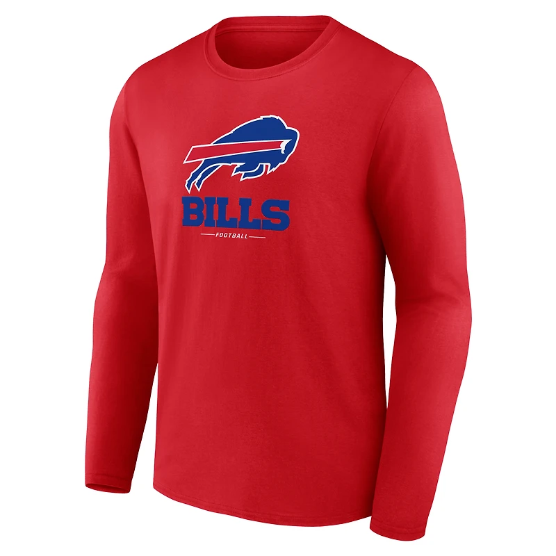 Men's Buffalo Bills Team Lockup Long Sleeve T-Shirt