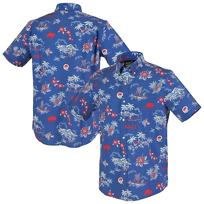 Men's Reyn Spooner Royal Buffalo Bills Kekai Performance Button-Down Shirt