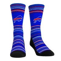 Pack combiné de chaussettes et caleçons boxeurs Rock Em Socks Buffalo Bills Primary Crew pour hommes