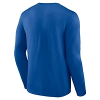 Men's  Royal Buffalo Bills Advance To Victory Long Sleeve T-Shirt