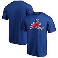 Men's  Royal Buffalo Bills Banner State T-Shirt