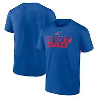 Men's Royal Buffalo Bills Best Dad Father's Day T-Shirt