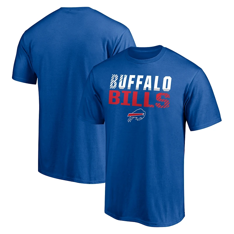 Men's Royal Buffalo Bills Fade Out T-Shirt