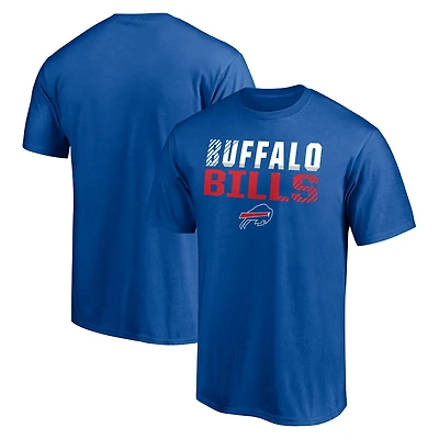 Men's  Royal Buffalo Bills Fade Out T-Shirt