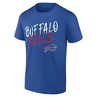 Men's  Royal Buffalo Bills Hustle Personalized Name & Number T-Shirt