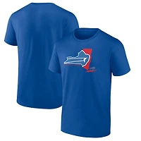Men's  Royal Buffalo Bills Open Receiver T-Shirt