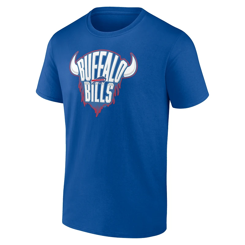 Men's  Royal Buffalo Bills Route Runner T-Shirt