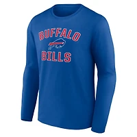 Men's  Royal Buffalo Bills Victory Arch Long Sleeve T-Shirt