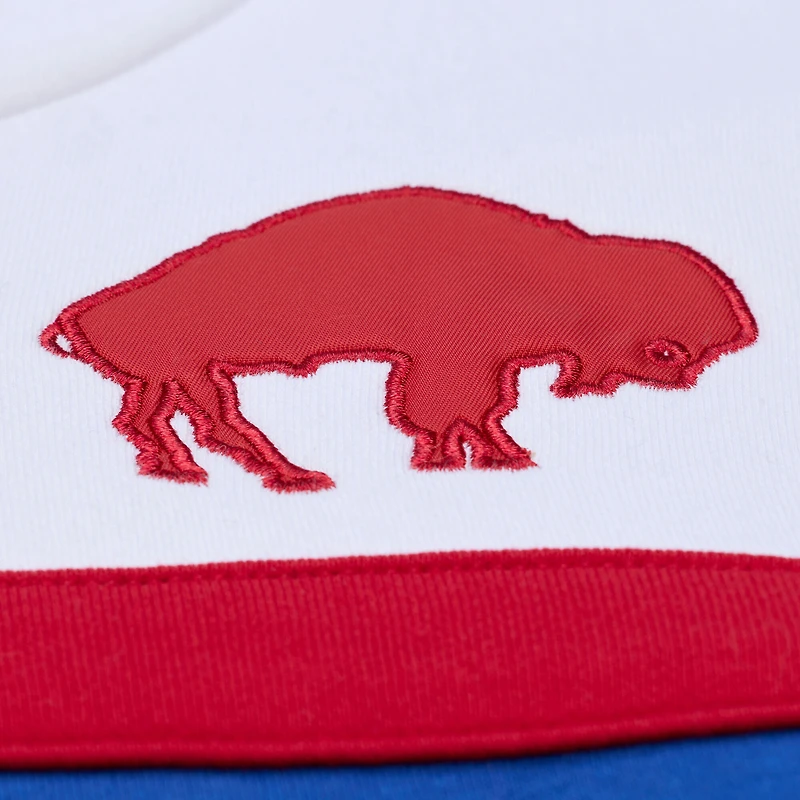 Men's Royal Mitchell & Ness  Buffalo Bills Head Coach Hoodie