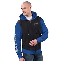 Sweat à capuche zippé pour homme Starter Buffalo Bills Thursday Night Gridiron, noir/bleu royal