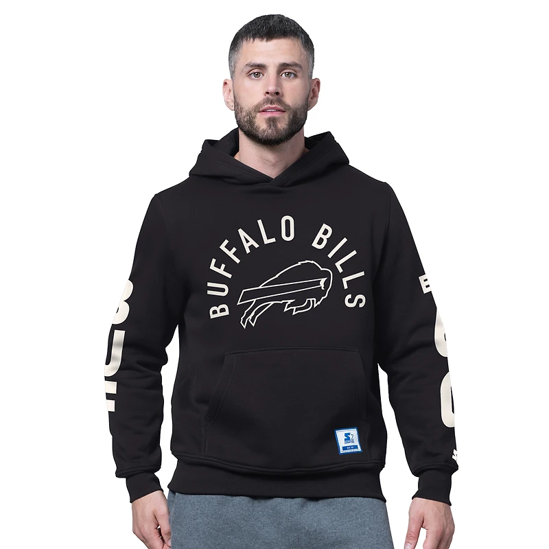 Men's Starter  Black Buffalo Bills Handoff Hoodie
