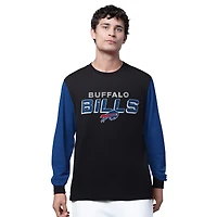 Men's Starter Black Buffalo Bills Thursday Night Gridiron Long Sleeve T-Shirt