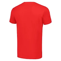 T-shirt graphique à imprimé en maille pour homme, équipe des Buffalo Bills, rouge