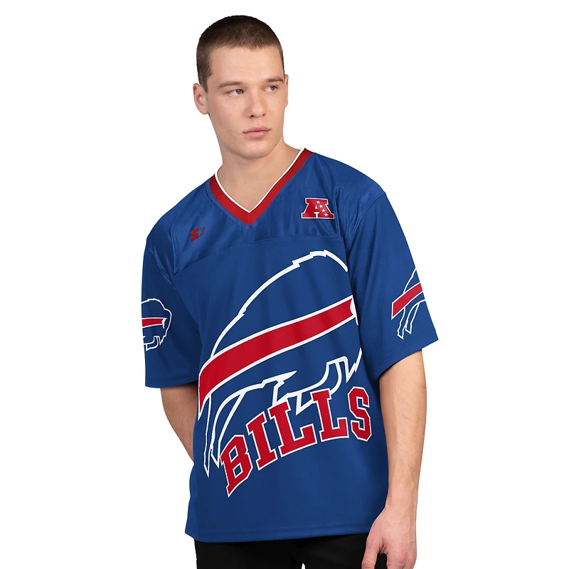 Men's Starter  Royal/White Buffalo Bills Short Sleeve & Long T-Shirt Combo Pack