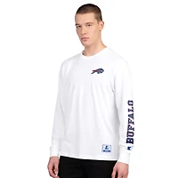 Men's Starter  Royal/White Buffalo Bills Short Sleeve & Long T-Shirt Combo Pack