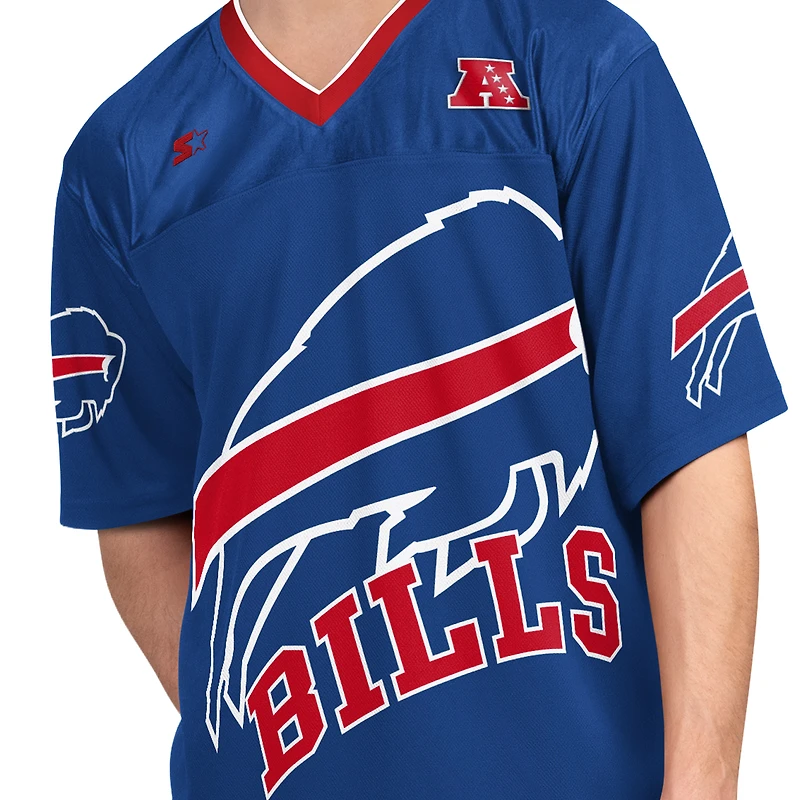 Men's Starter  Royal/White Buffalo Bills Short Sleeve & Long T-Shirt Combo Pack